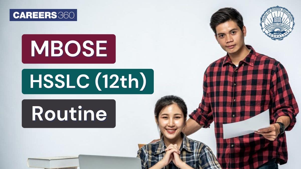 MBOSE HSSLC Routine 2026, Meghalaya Board Class 12 Date Sheet PDF